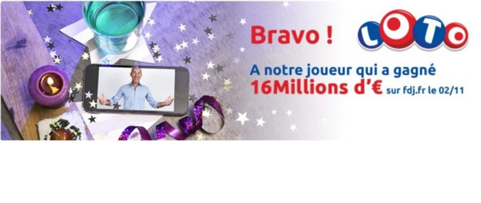 FDJ gagnant en ligne pour 16 millions d'euros