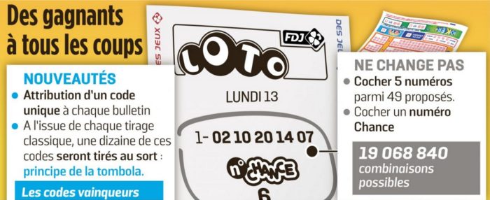 Nouveau Loto le 6 mars 2017
