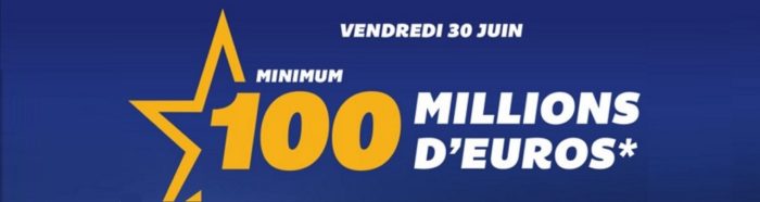 Super Cagnotte Euromillions du vendredi 30 juin 2017