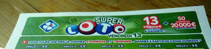 Super Jackpot Loto du vendredi 13 avril 2018