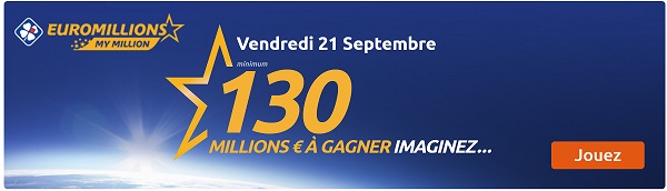 Super Tirage Euromillions du vendredi 21 septembre 2018