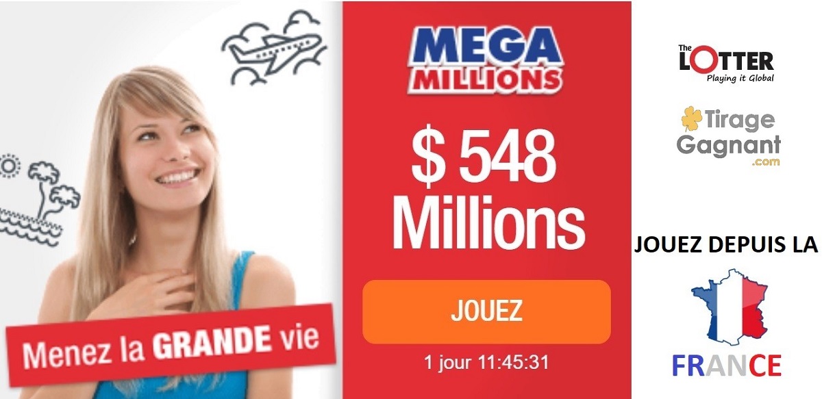 jouer au MegaMillions pour 548 millions de dollars