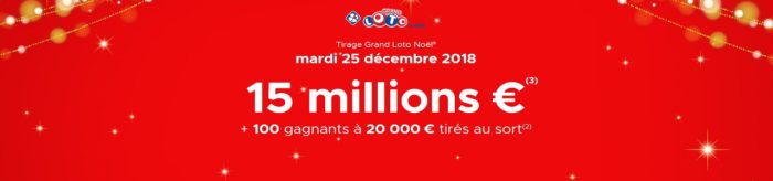 Tirage Grand Loto de Noël 2018