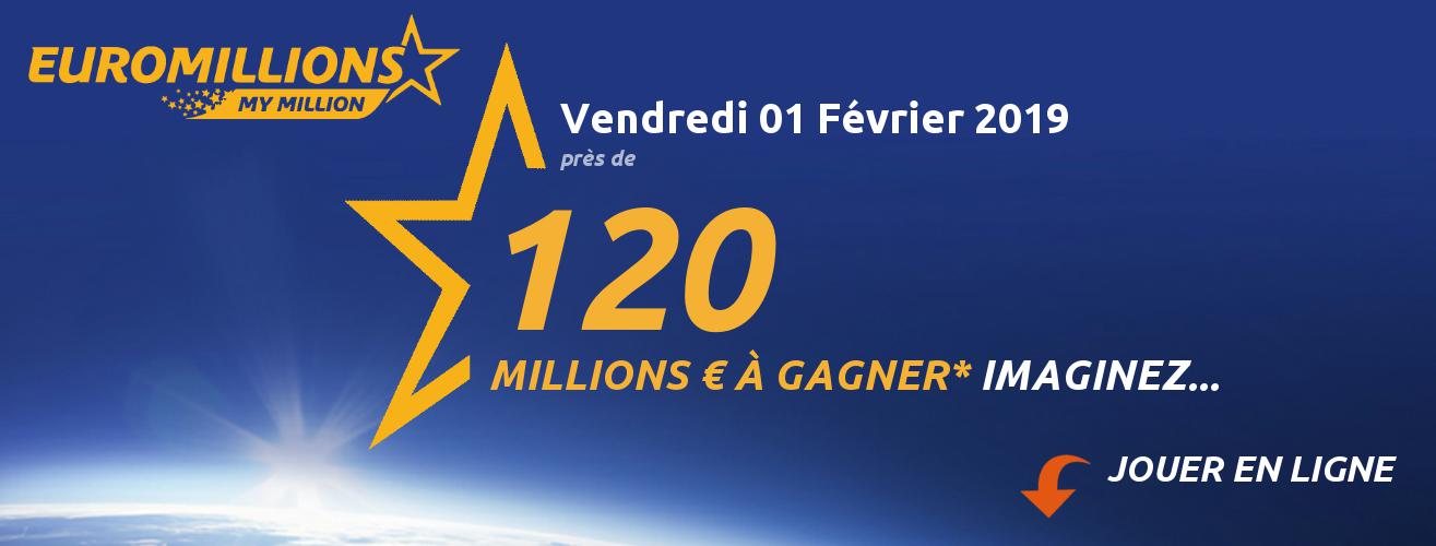 jouer au super tirage EuroMillions ce vendredi 1er février 2019