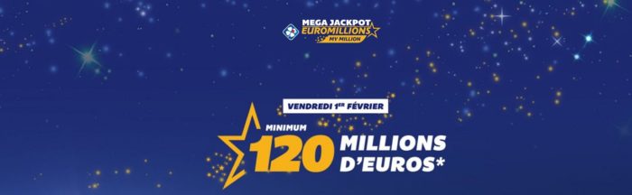 Super Jackpot EuroMillions du vendredi 1er février 2019