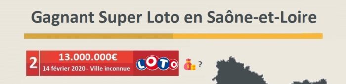 Gagnant Super Loto en Saône-et-Loire